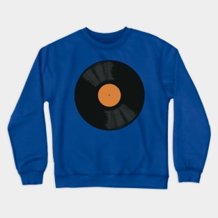 Vinyl disc Crewneck Sweatshirt